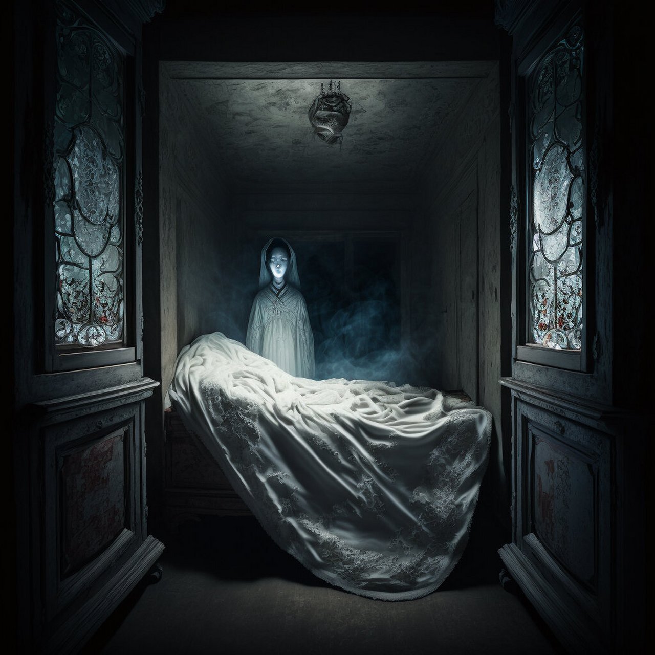 中式恐怖,胆小勿点 半夜失眠,想生猛图,越生越瘆,滚去睡觉!