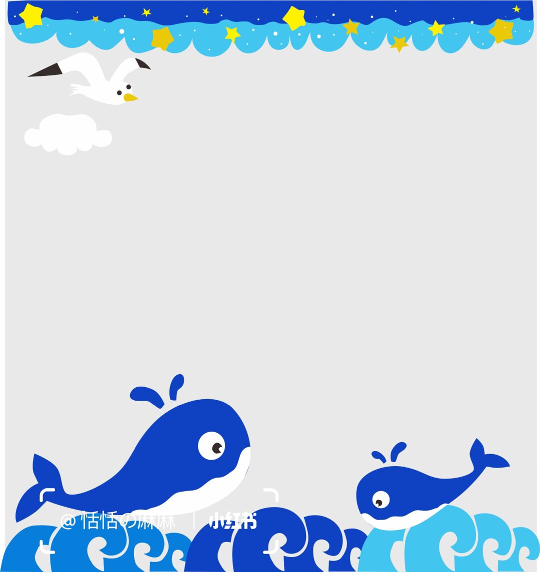 蓝色系——海洋风主题的环创创意背景墙,哈哈,我挺满意的 #素材分享