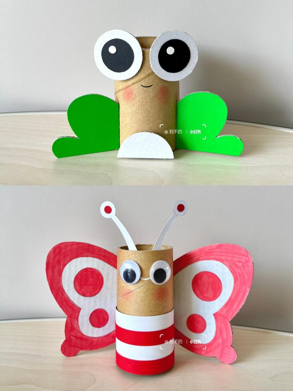 卷纸筒手工# #手工废物利用# #幼儿园手工作业# #变废为宝diy# #创意