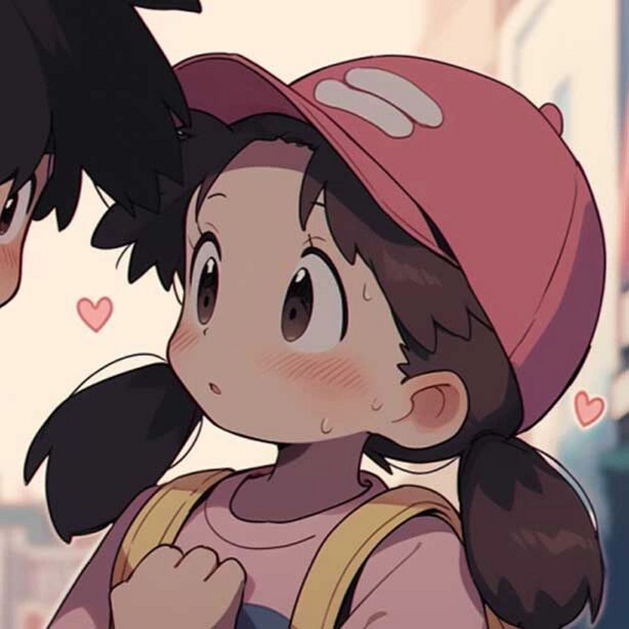 旧漫情头丨可爱女孩和男孩的复古情头2          今天的情头哦!