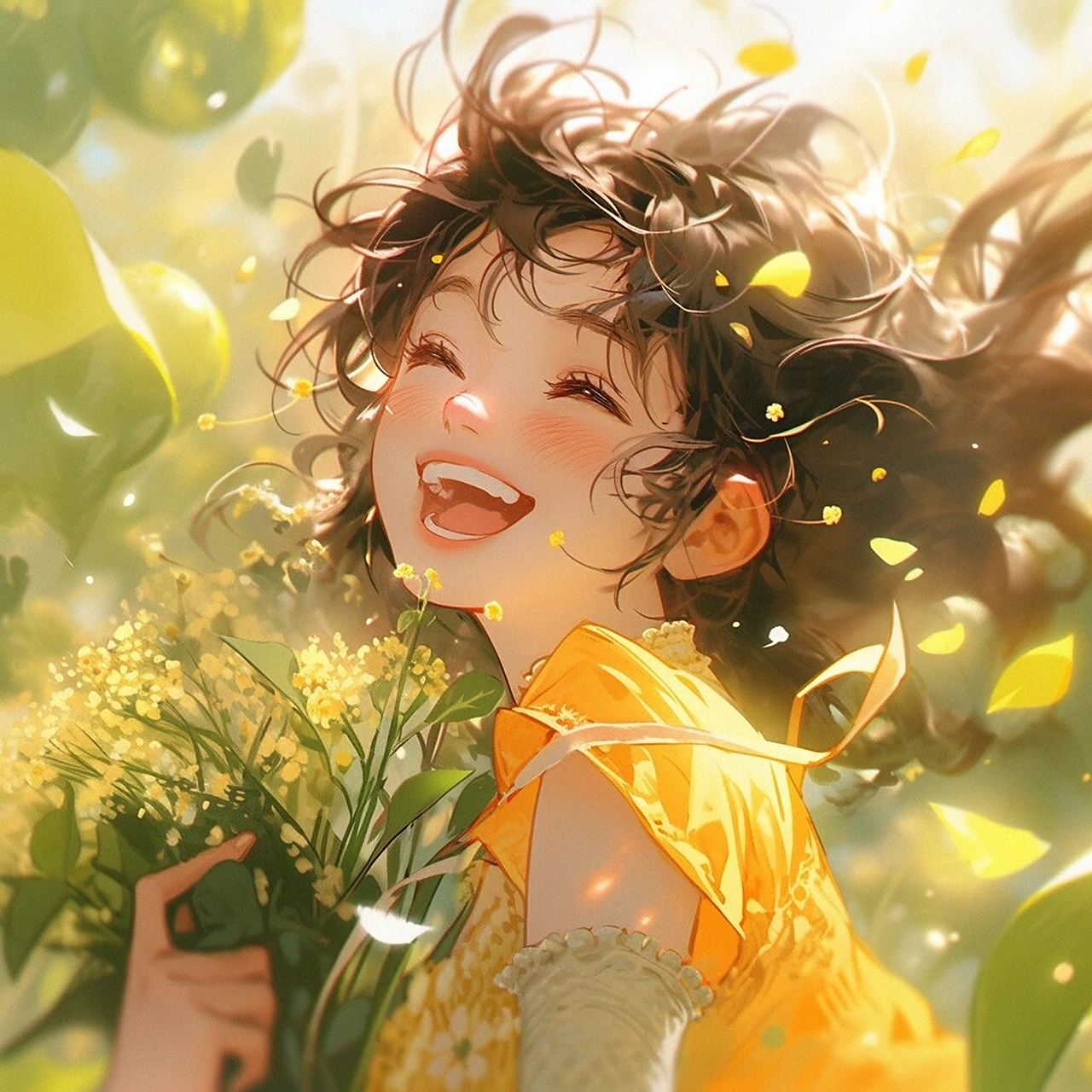 看了就让人开心的女生头像 你笑起来真的很好看!