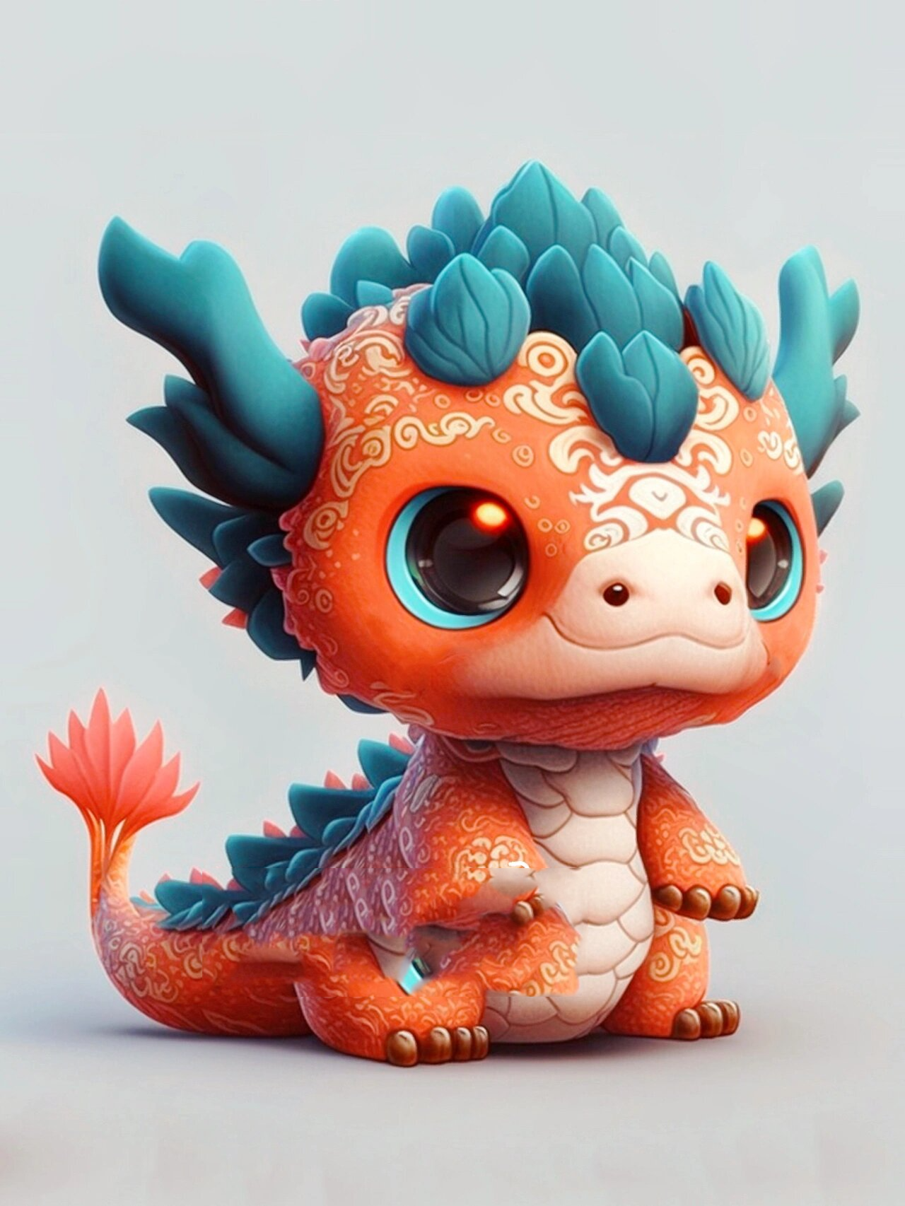 中国风可爱小龙来喽