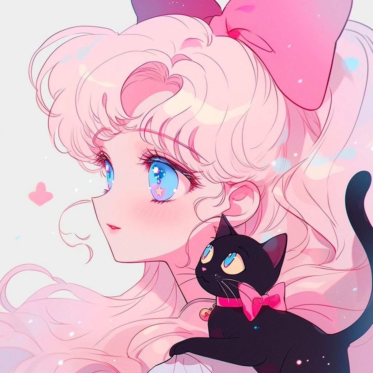 复古旧漫头像|没有人能拒绝粉色!