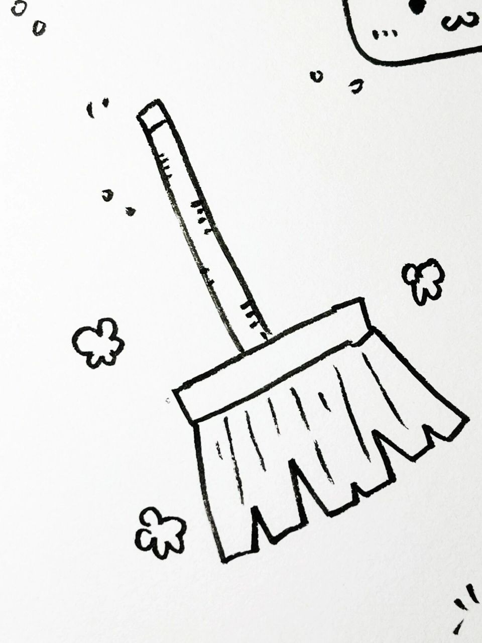 56 | 100简笔画 | 居家大扫除