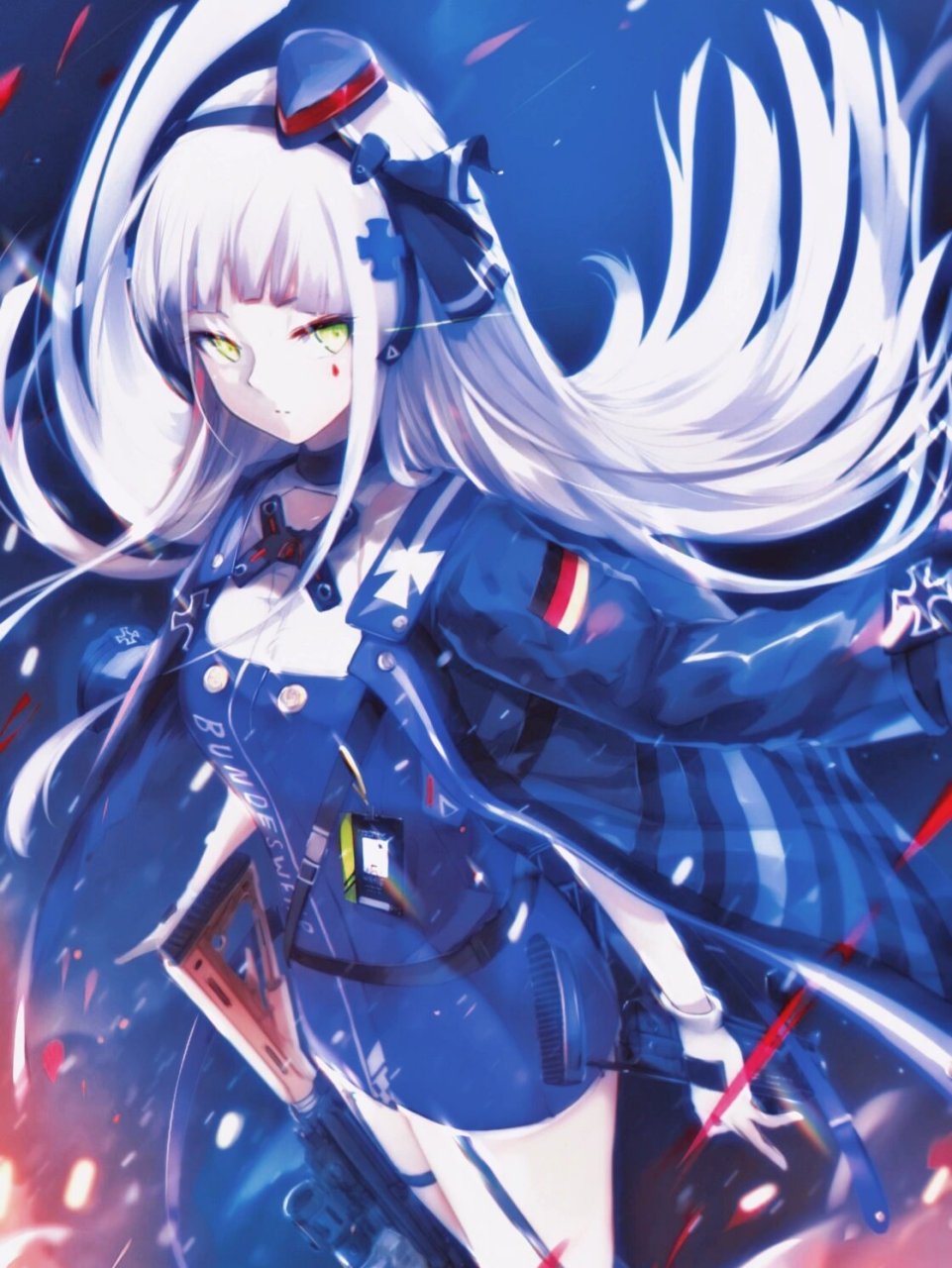 二次元壁纸,超帅气的女孩