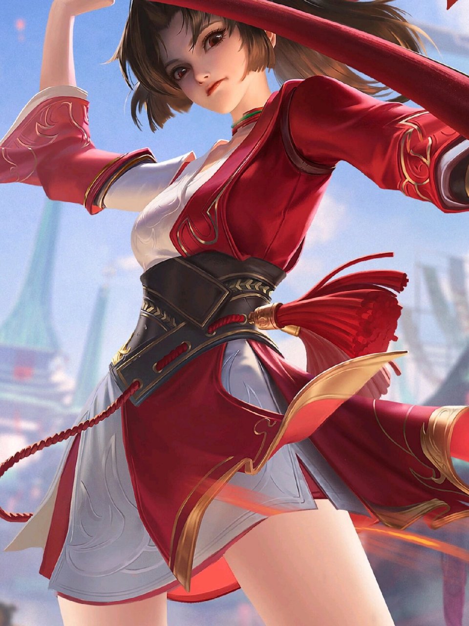 国庆放假～ 云缨陪你 |王者荣耀|云缨全身高清壁纸5 97长按保存自取