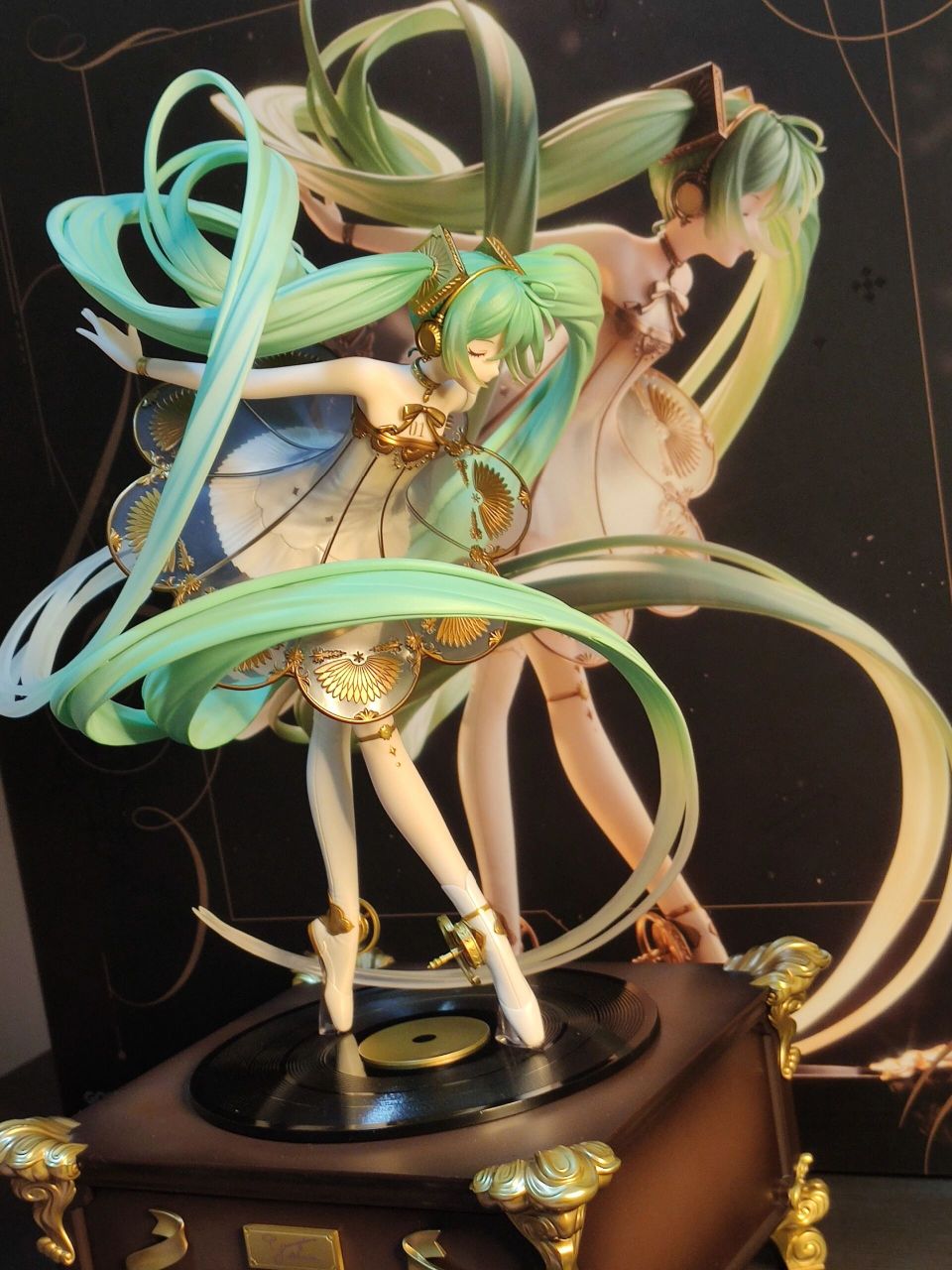 八音盒 芭蕾舞造型 初音未来 谁能拒绝啊! 真的好优雅