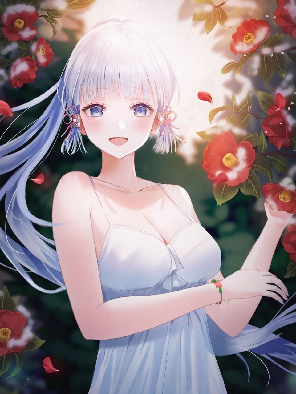 【原神】神里绫华 壁纸精选(一) 1:画师2sham pixiv_id 96866930 2