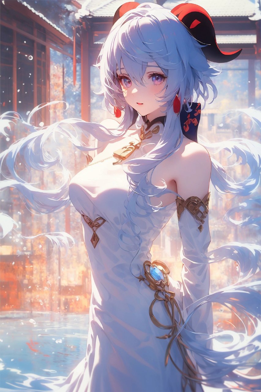 甘雨 第一张美呆了 每日素材