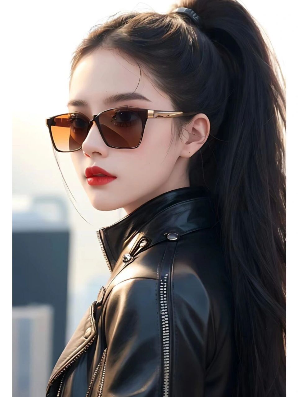 又酷又飒的拽姐头像|女生头像|ai插画