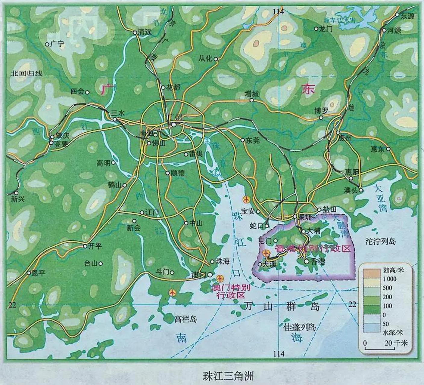 为什么西江会是珠江的干流呢?看起来有点不可思议!