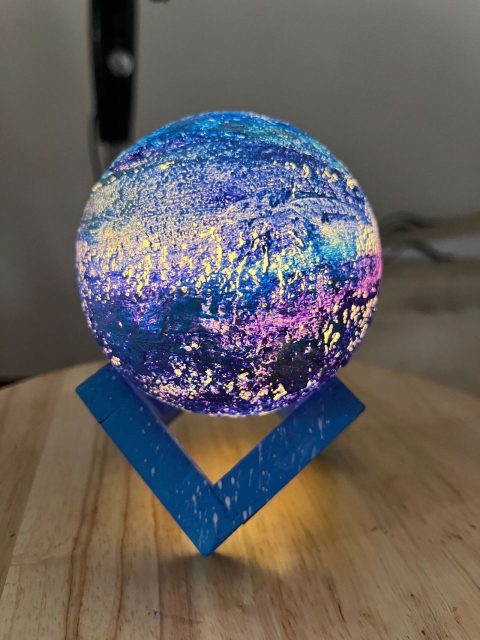 【朝画夕拾/少儿绘画/星球灯】 90909090手绘星球灯0404