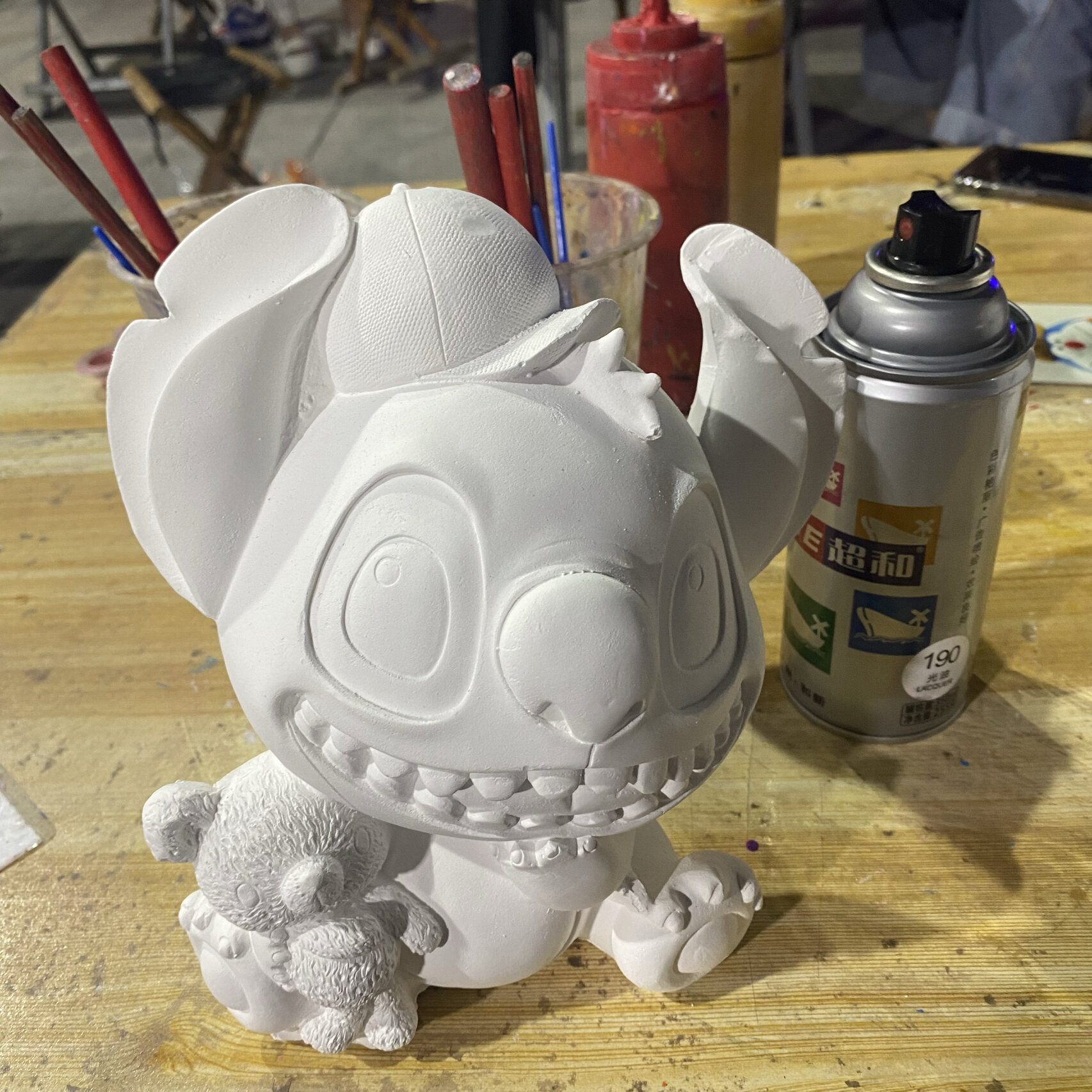 超有趣diy石膏娃娃涂鸦