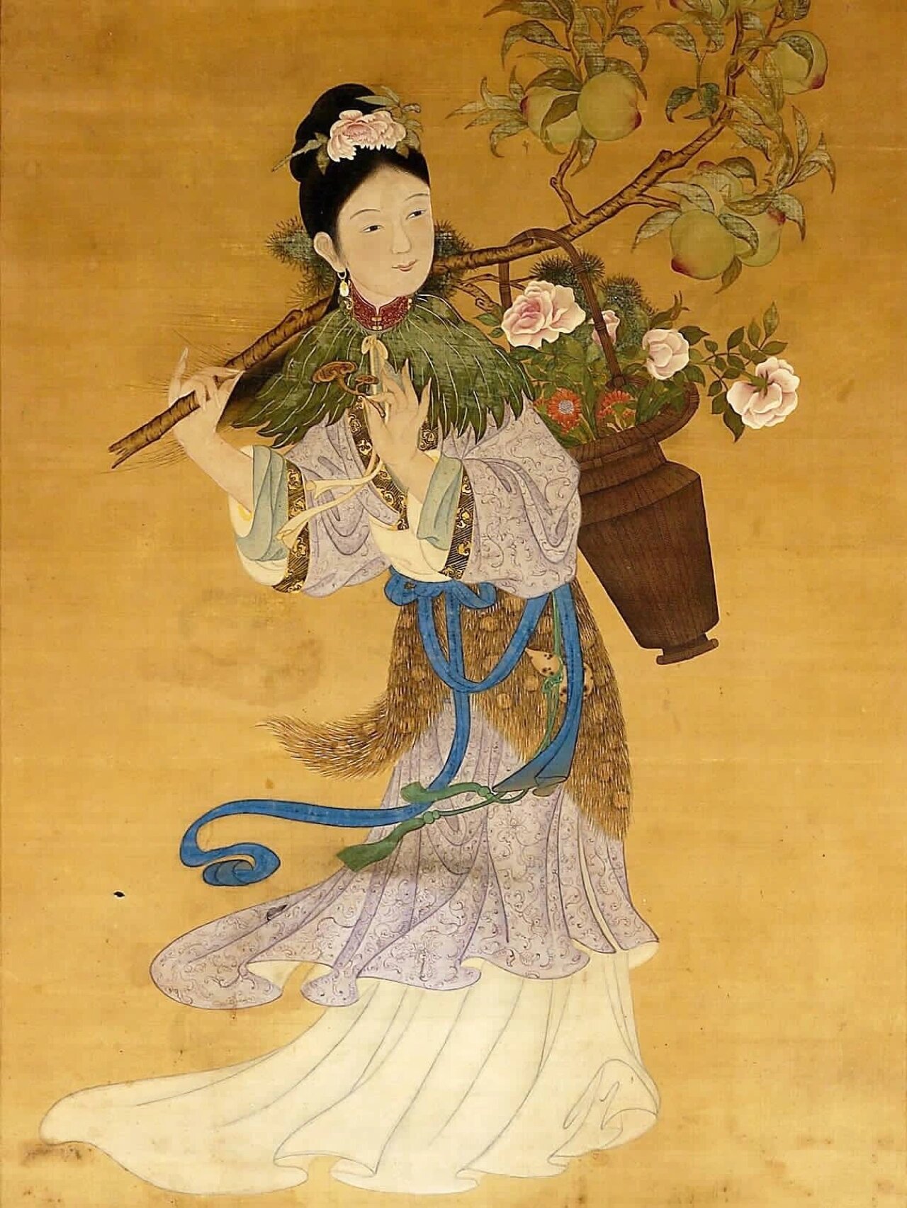 清《麻姑献寿图》