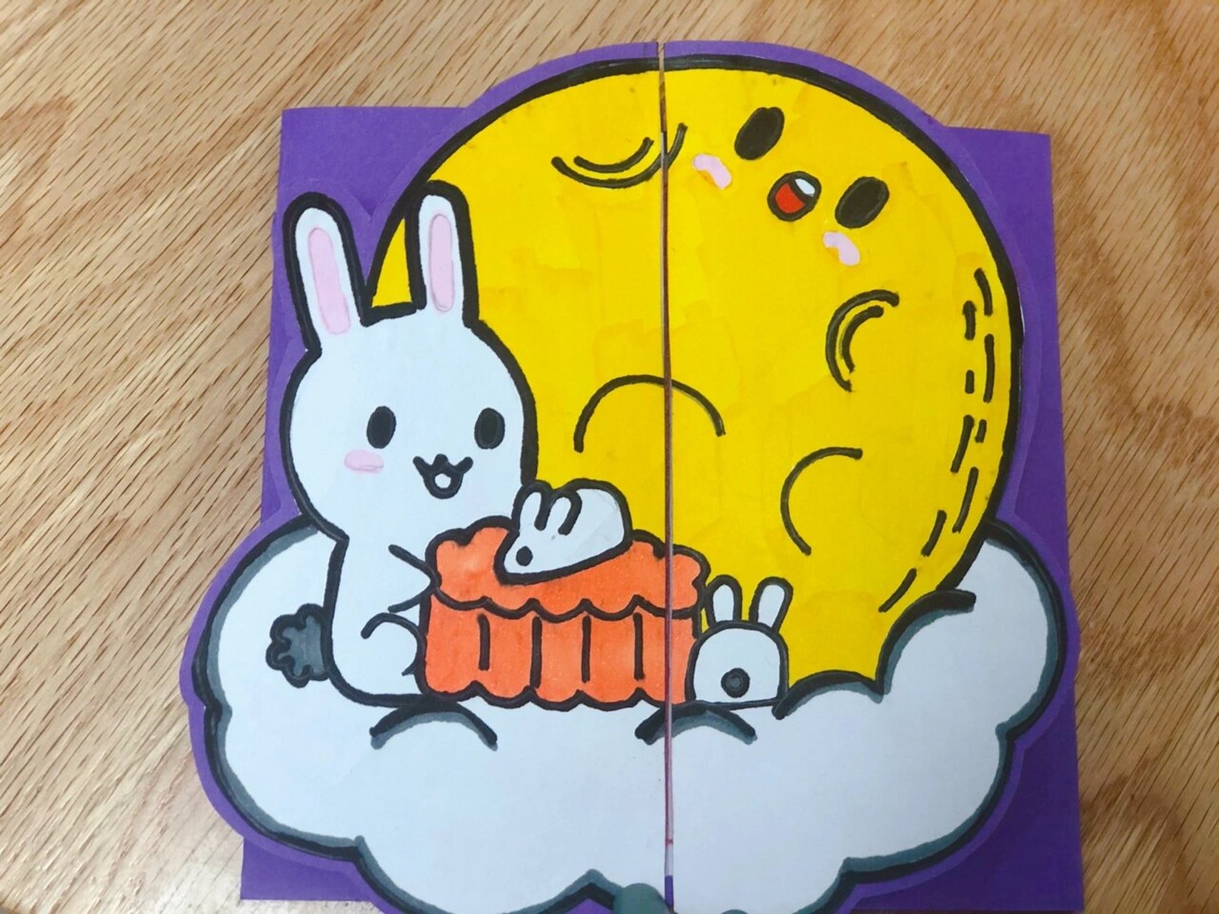 中秋节手抄报资料卡绘画 # 中秋节的习俗,古诗,名字的由来,灯谜