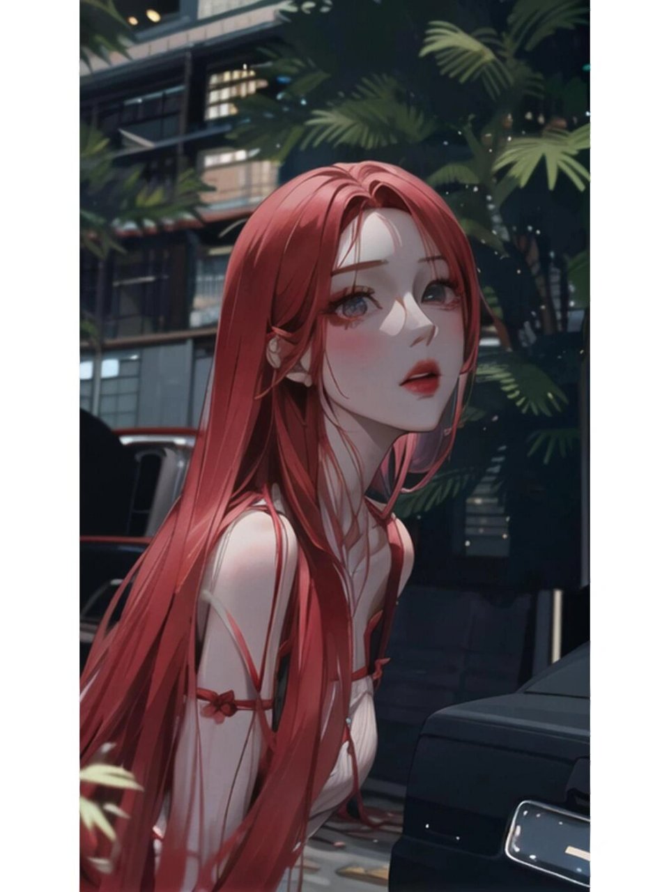 红发动漫女生头像   红发御姐 高冷