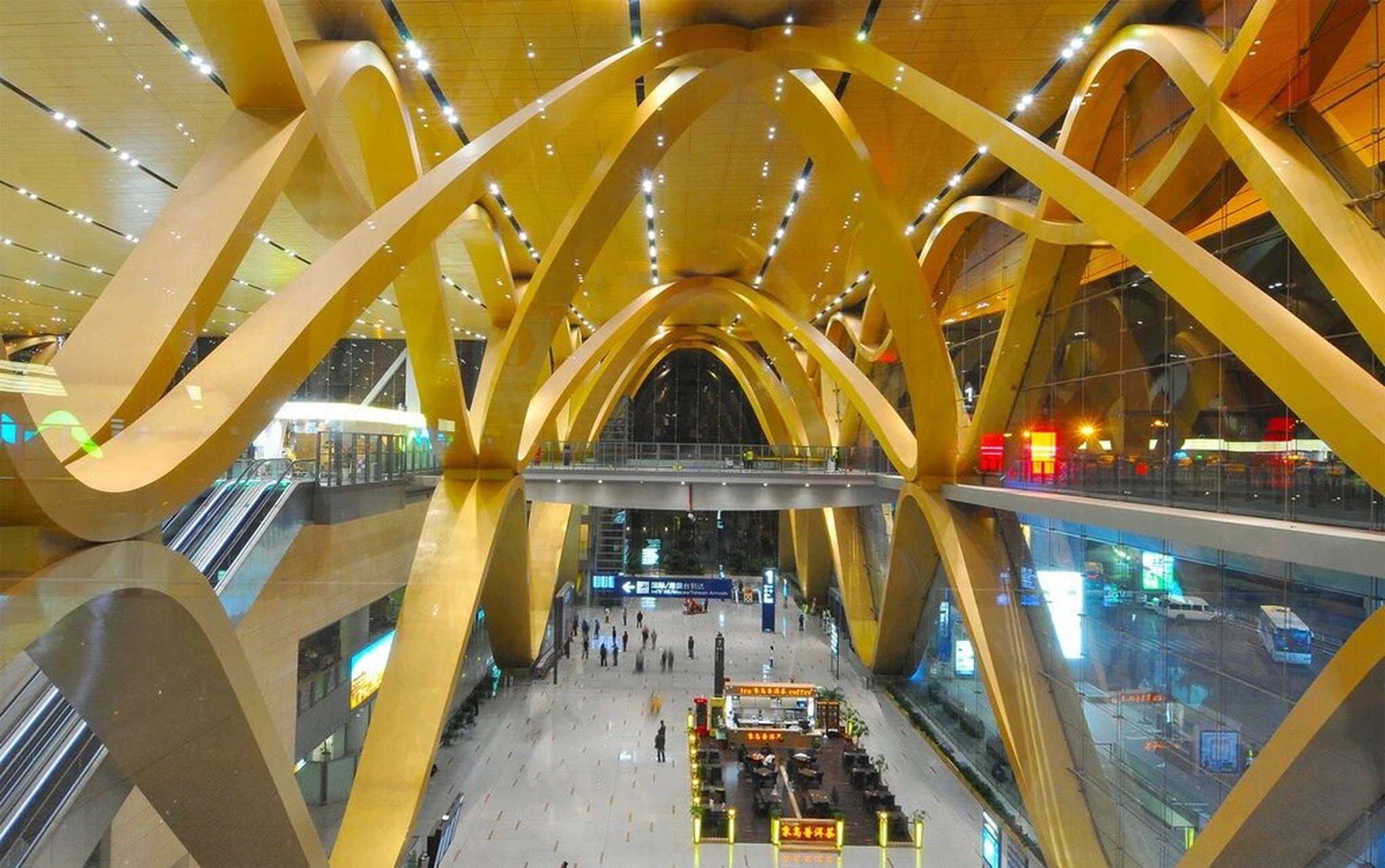 七彩云南|昆明长水国际机场美学设计7615 98世界百强机场之一