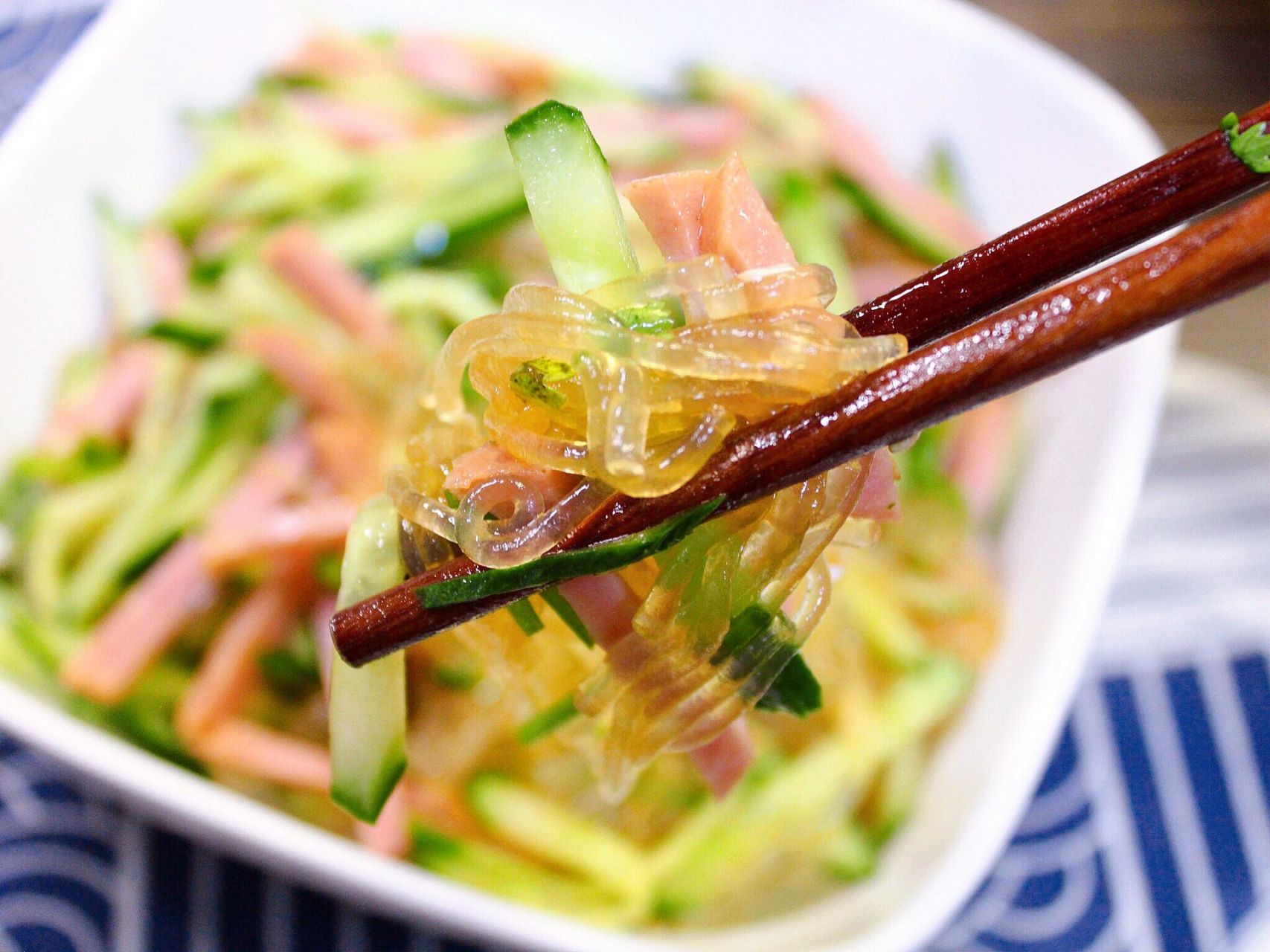 简单快手的芥末拌三丝给我的印象深刻.