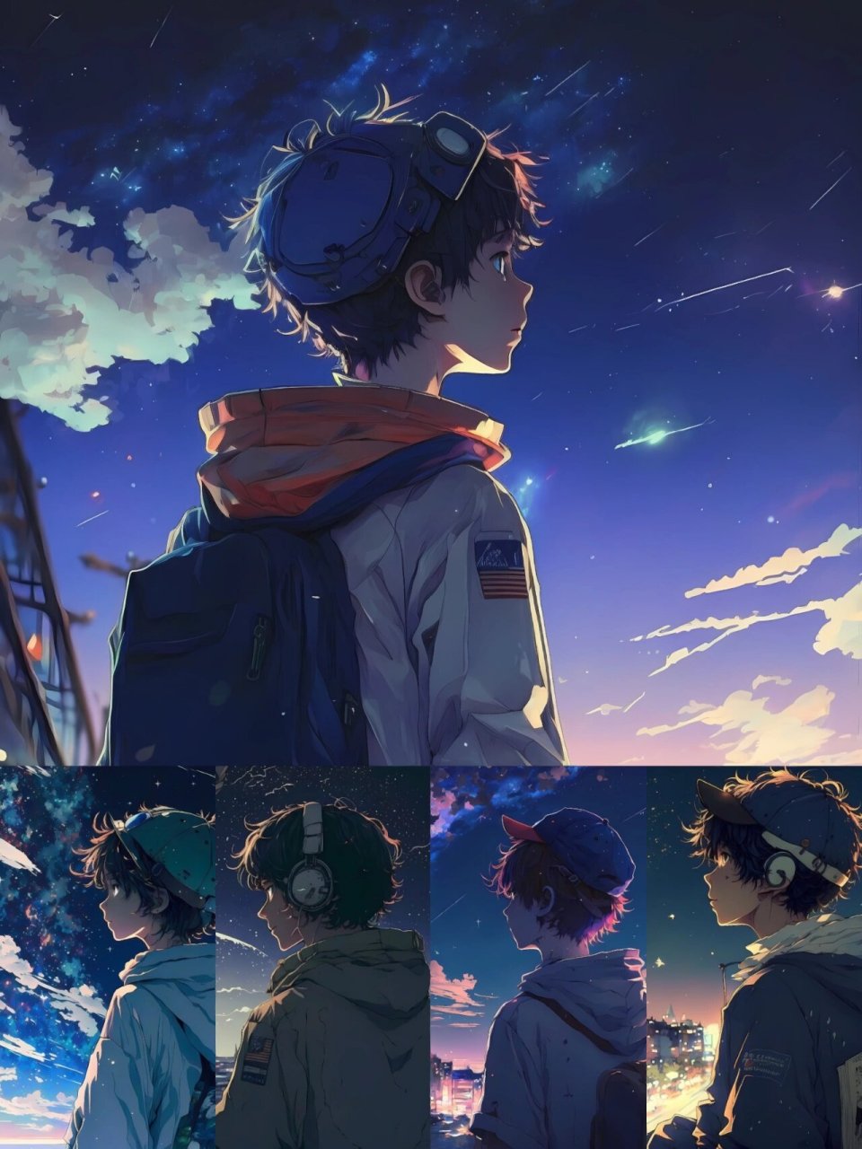 动漫男头(星空下的孤独2) 喜欢这组头像吗,喜欢扣1不喜欢扣2