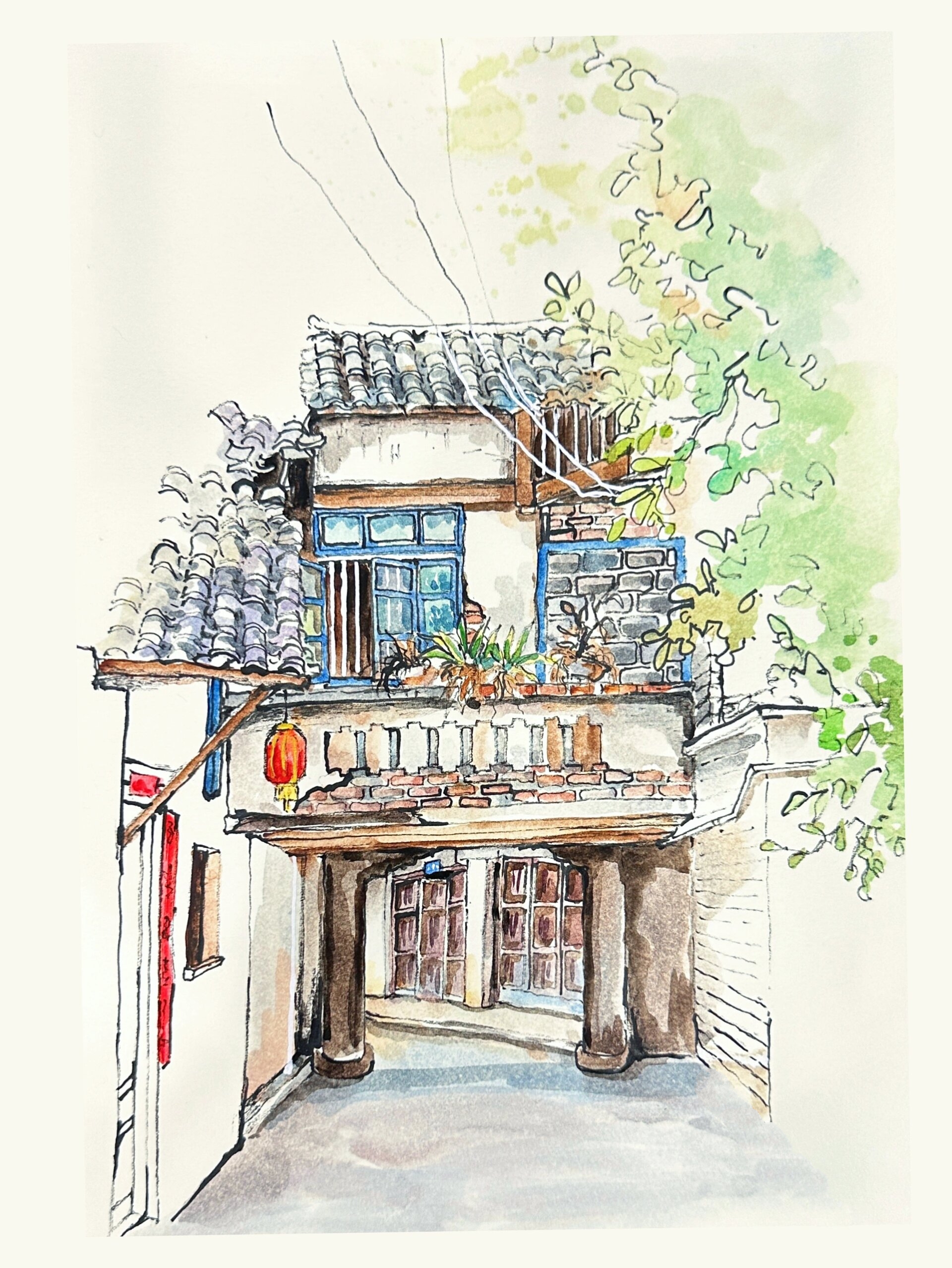 古鎮古村|附線稿✍️🎨