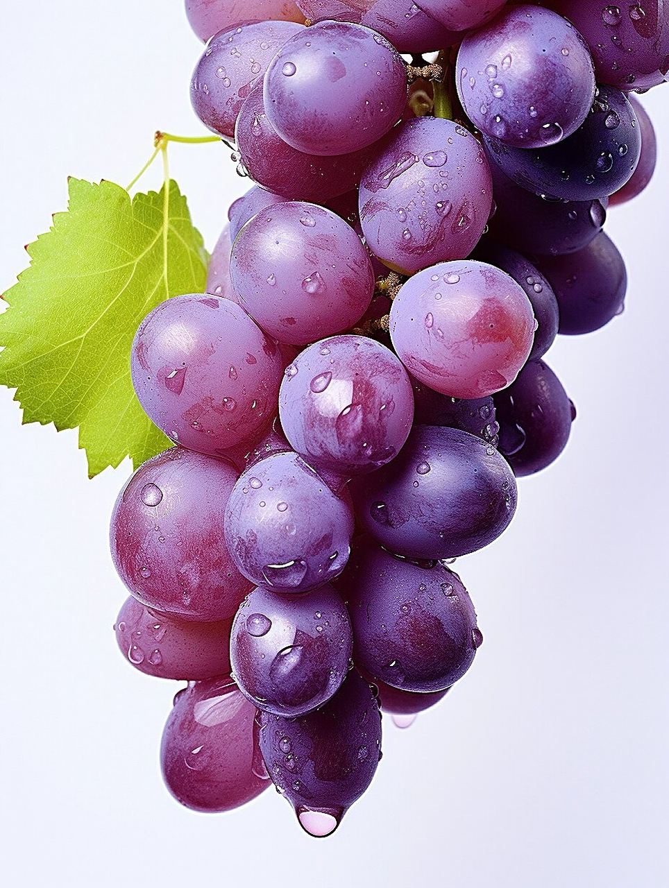 绘画素材||水果篇,一串紫色葡萄!
