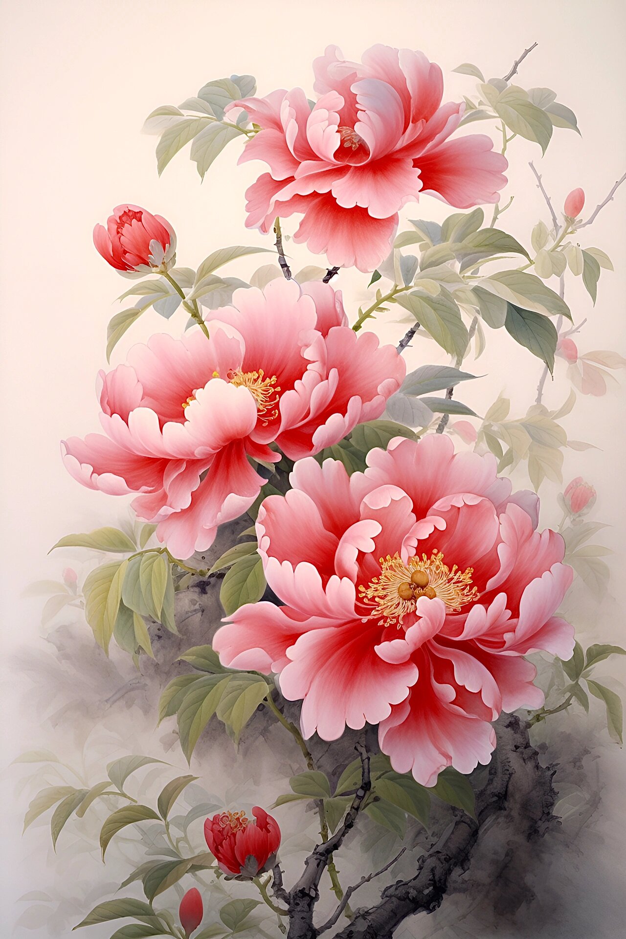 牡丹花|绘画素材分享1000张