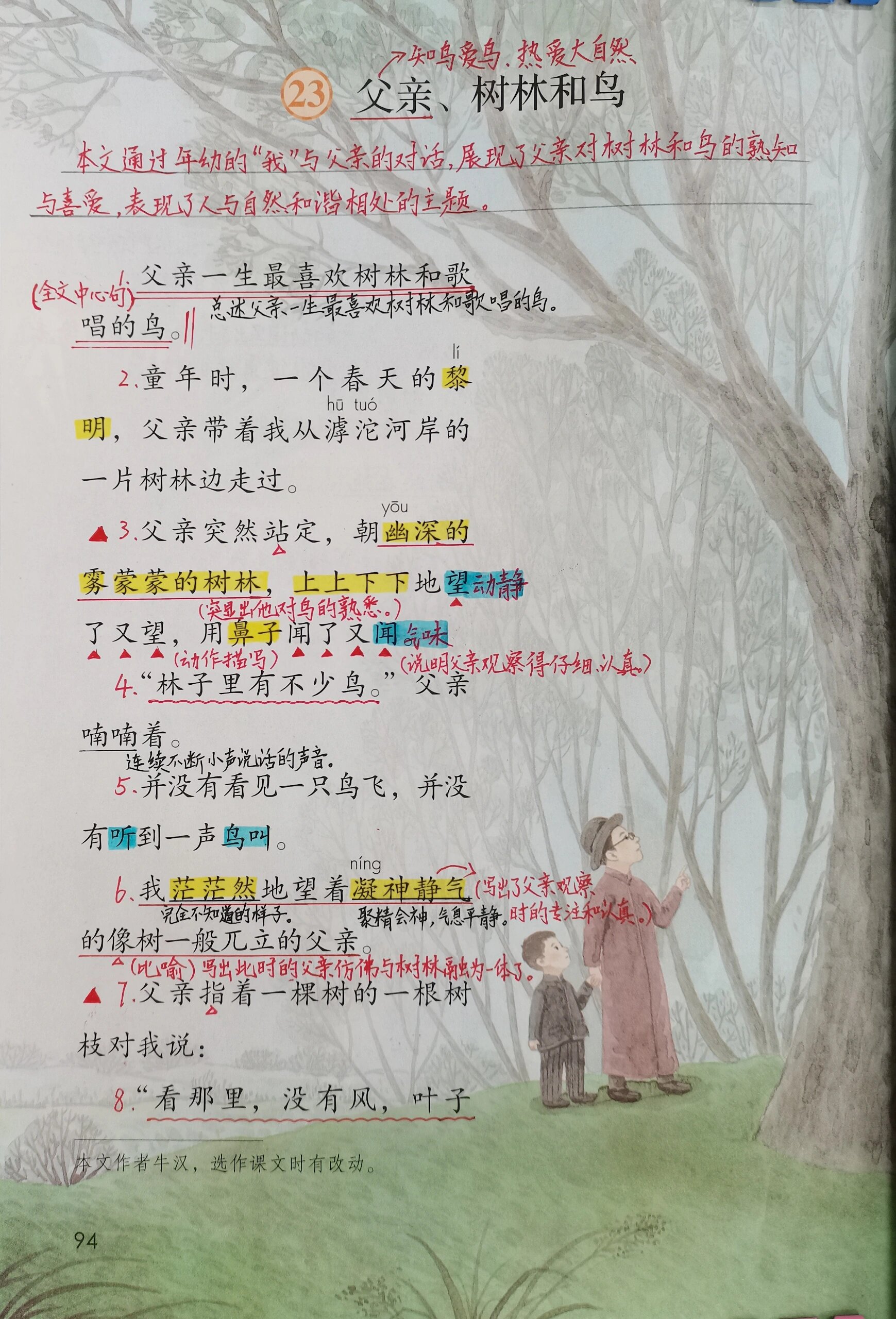 统编版小学语文三上第23课笔记
