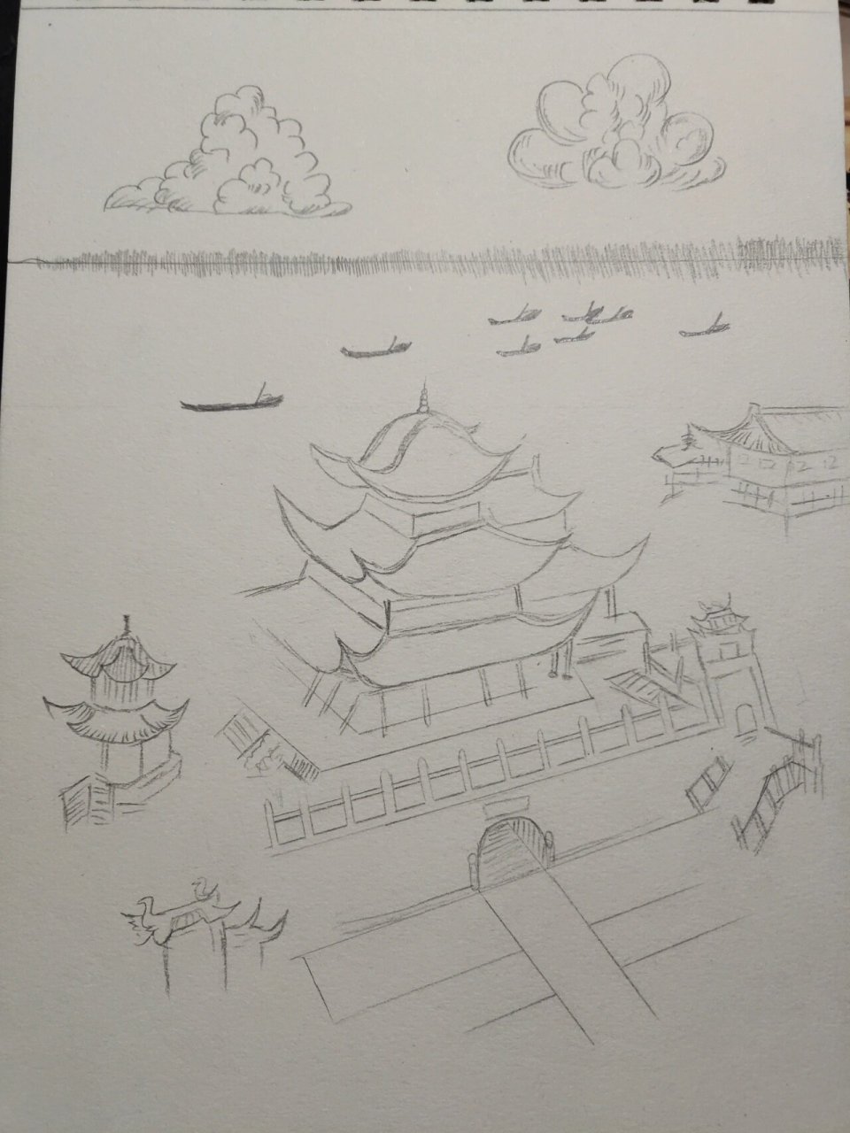 建筑手绘Ⅰ岳阳楼