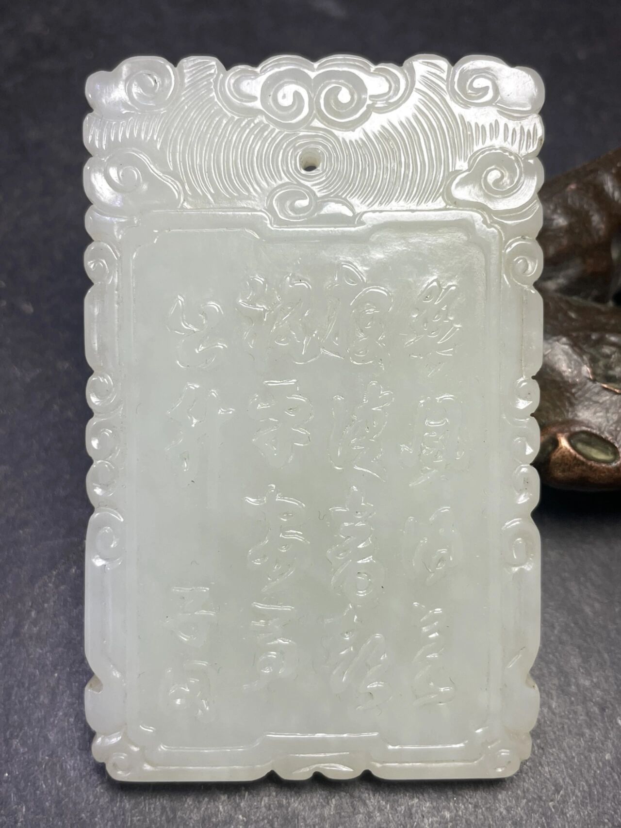 和田玉明清子冈牌