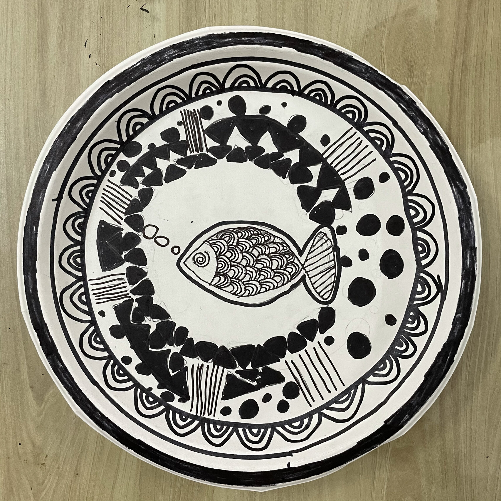 装饰画——精美盘子