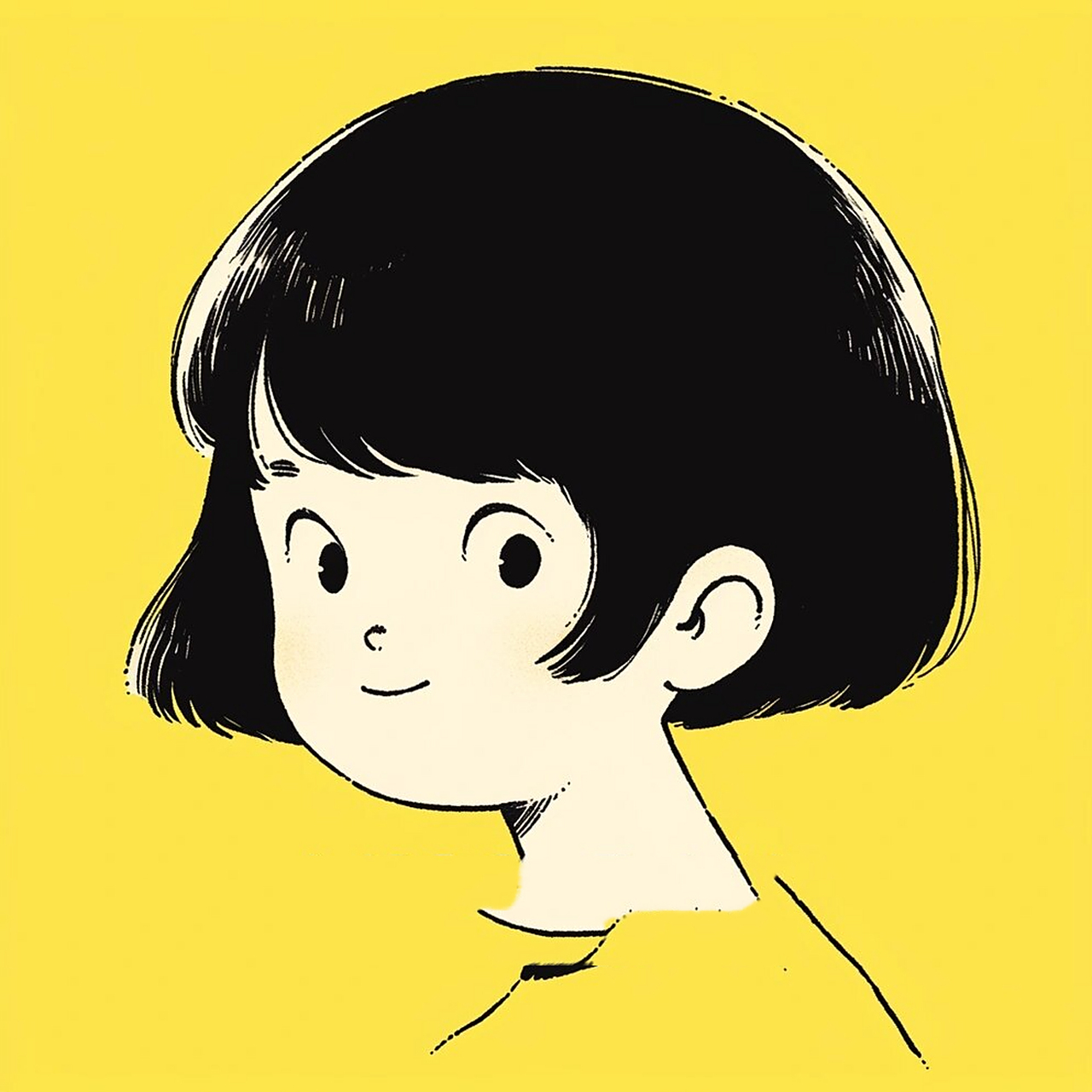 极简可爱女生头像