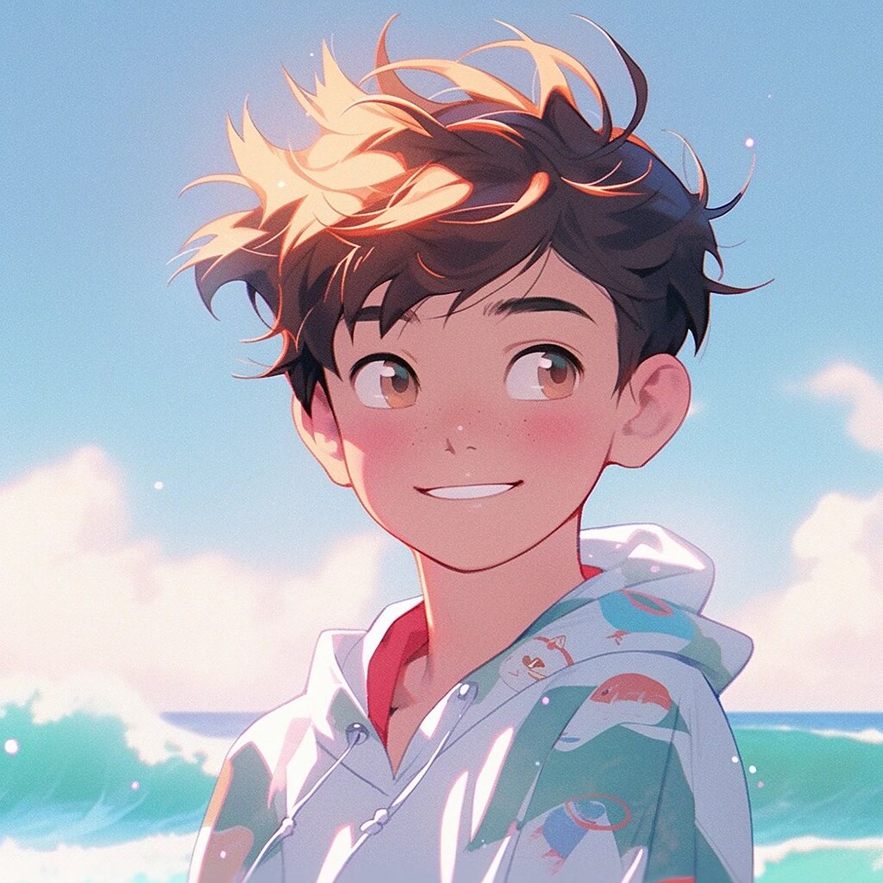 放肆的大笑 61 男生头像7815 动漫男头