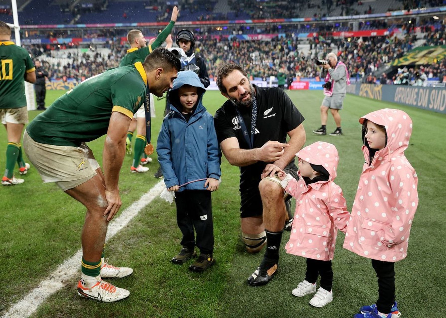 决赛的运动员,新西兰全黑锁球锋怀特洛克#橄榄球# #橄榄球# #英式