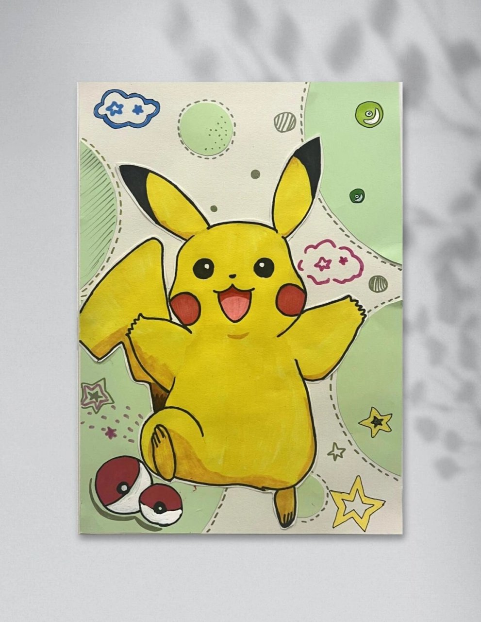 皮卡丘绘画 皮卡丘绘画线上美术课免费教学,想学的小朋友快来