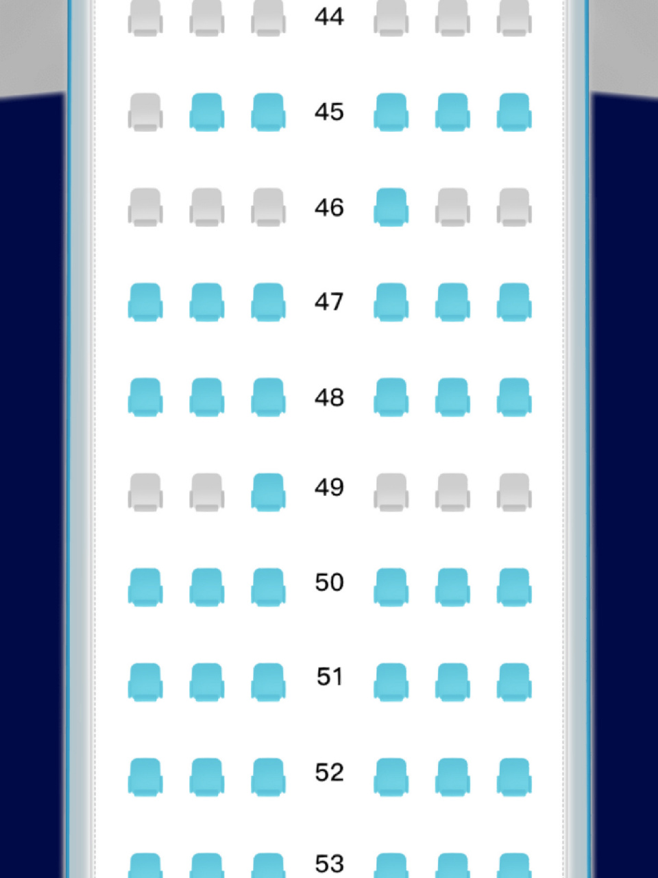 南航 波音737-800 选座 揭阳飞大理,请朋友们帮忙看看选哪个好 主要