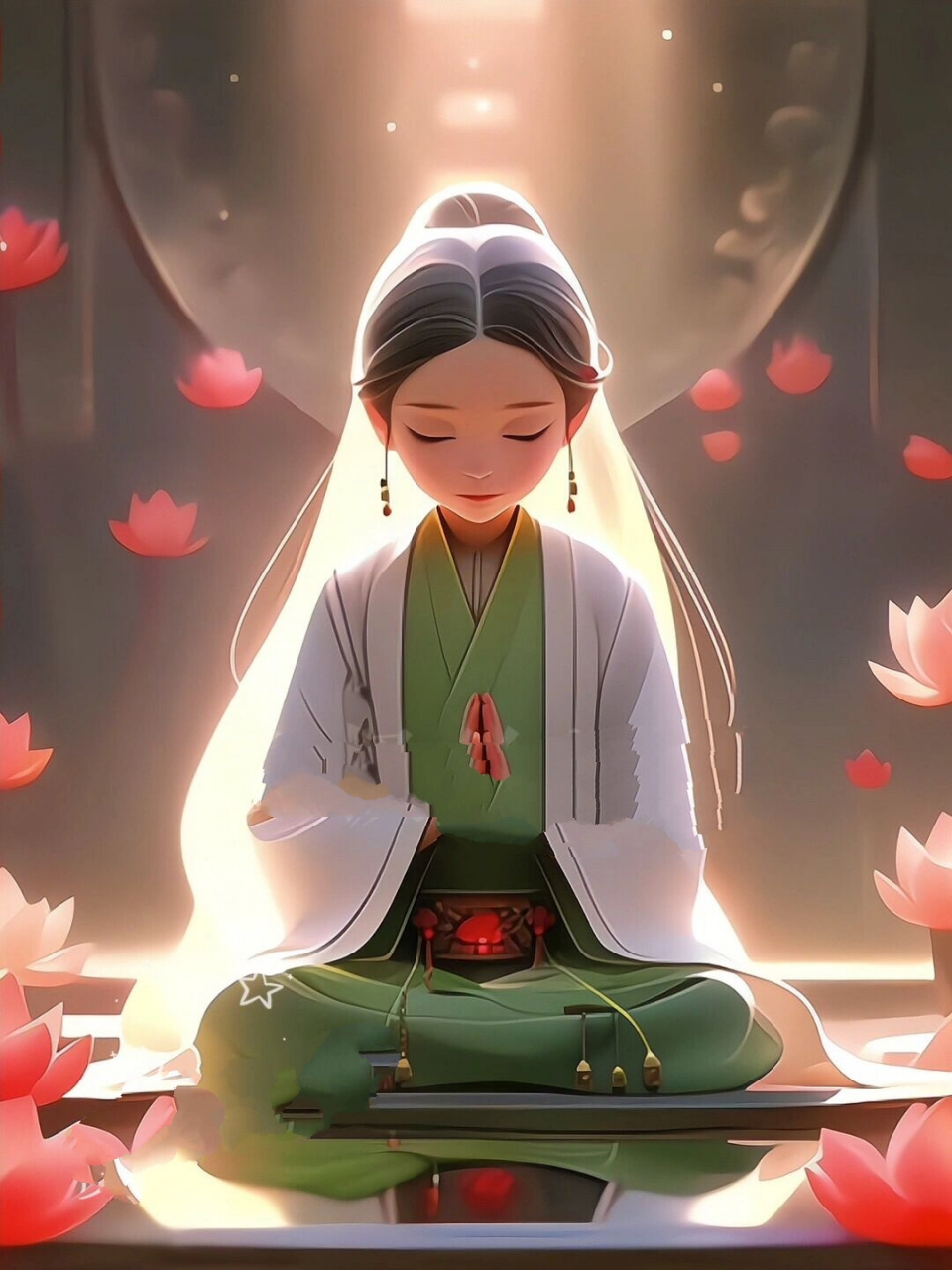 修行佛系女头 人生就是一场修行,我们要学会放过自己,凡事不用太较真