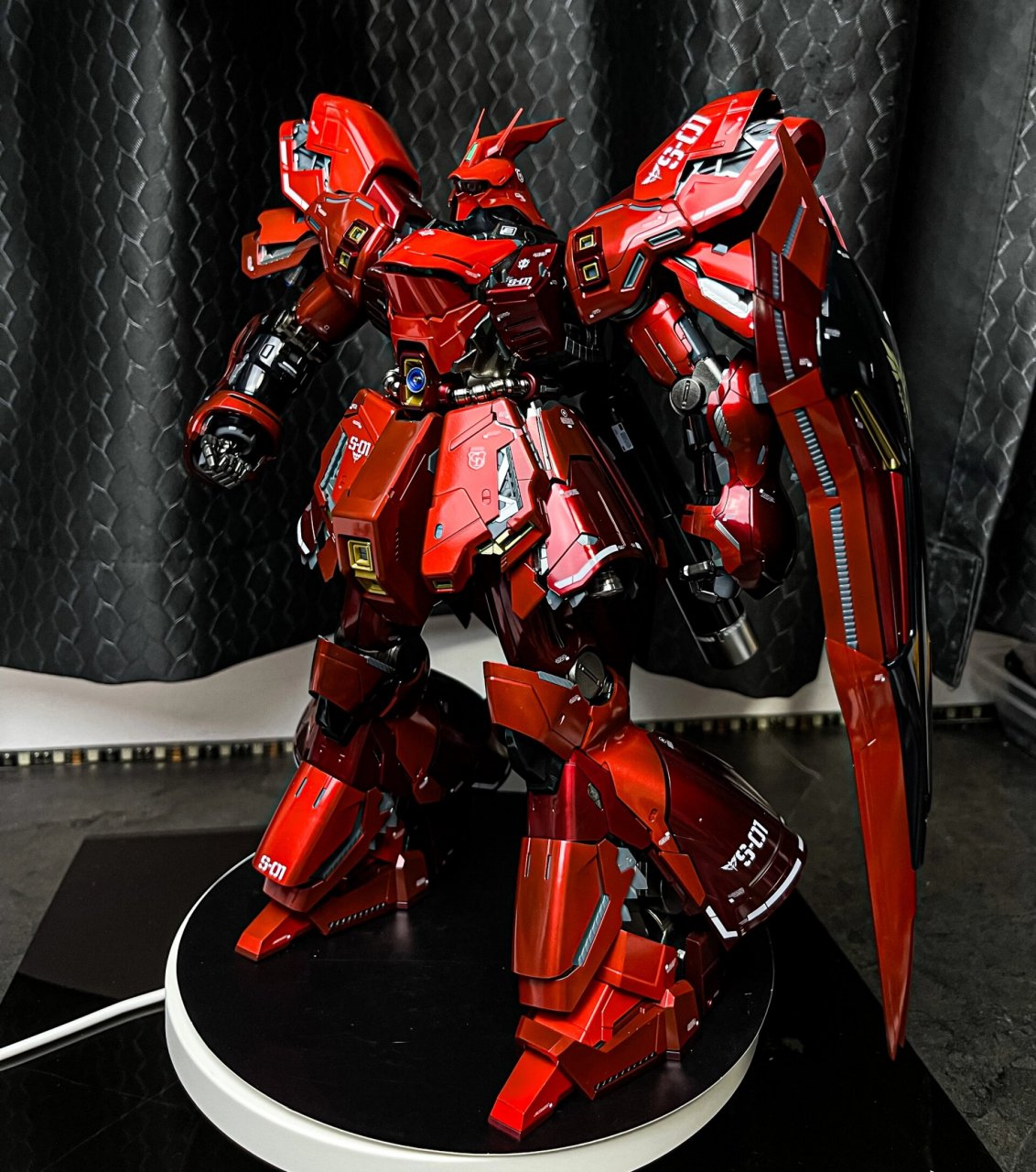 mg卡沙 伪电镀喷涂成品展示 万代 mg沙扎比 mg卡沙 伪电镀喷涂 沙扎比