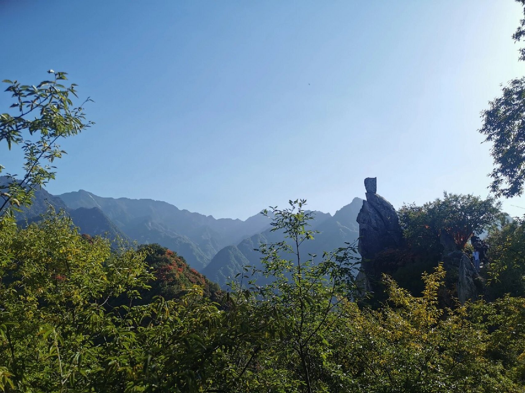 秦岭的秋天—翠华山 翠华山系终南山的一个支峰,位于秦岭北麓,主峰终