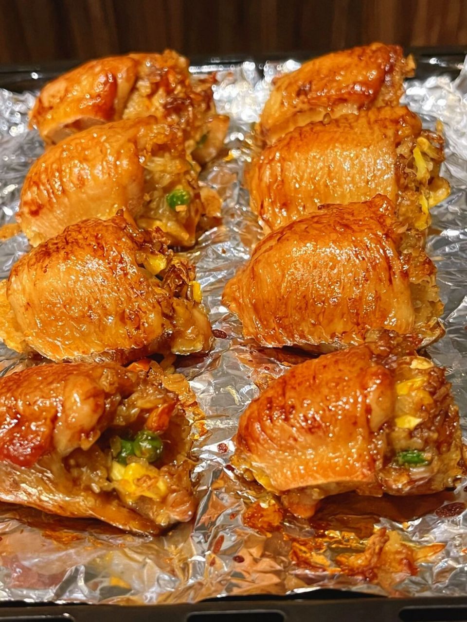 破防了家人们,一定要试试这个鸡翅包饭! 这样做的鸡翅包饭一次能炫5个