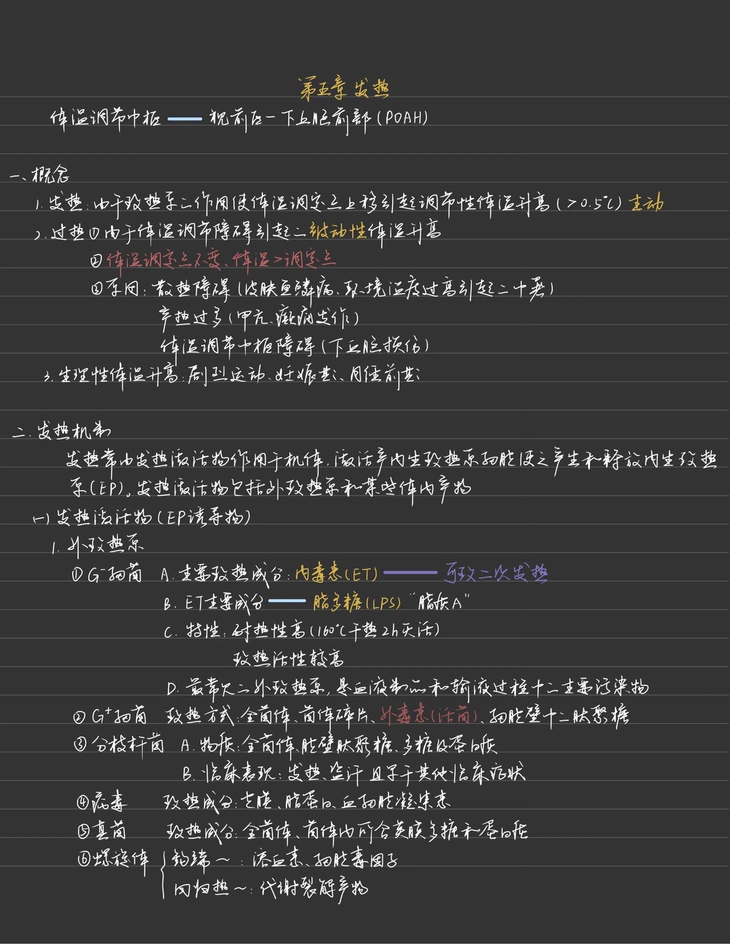 《病理生理学》 发热