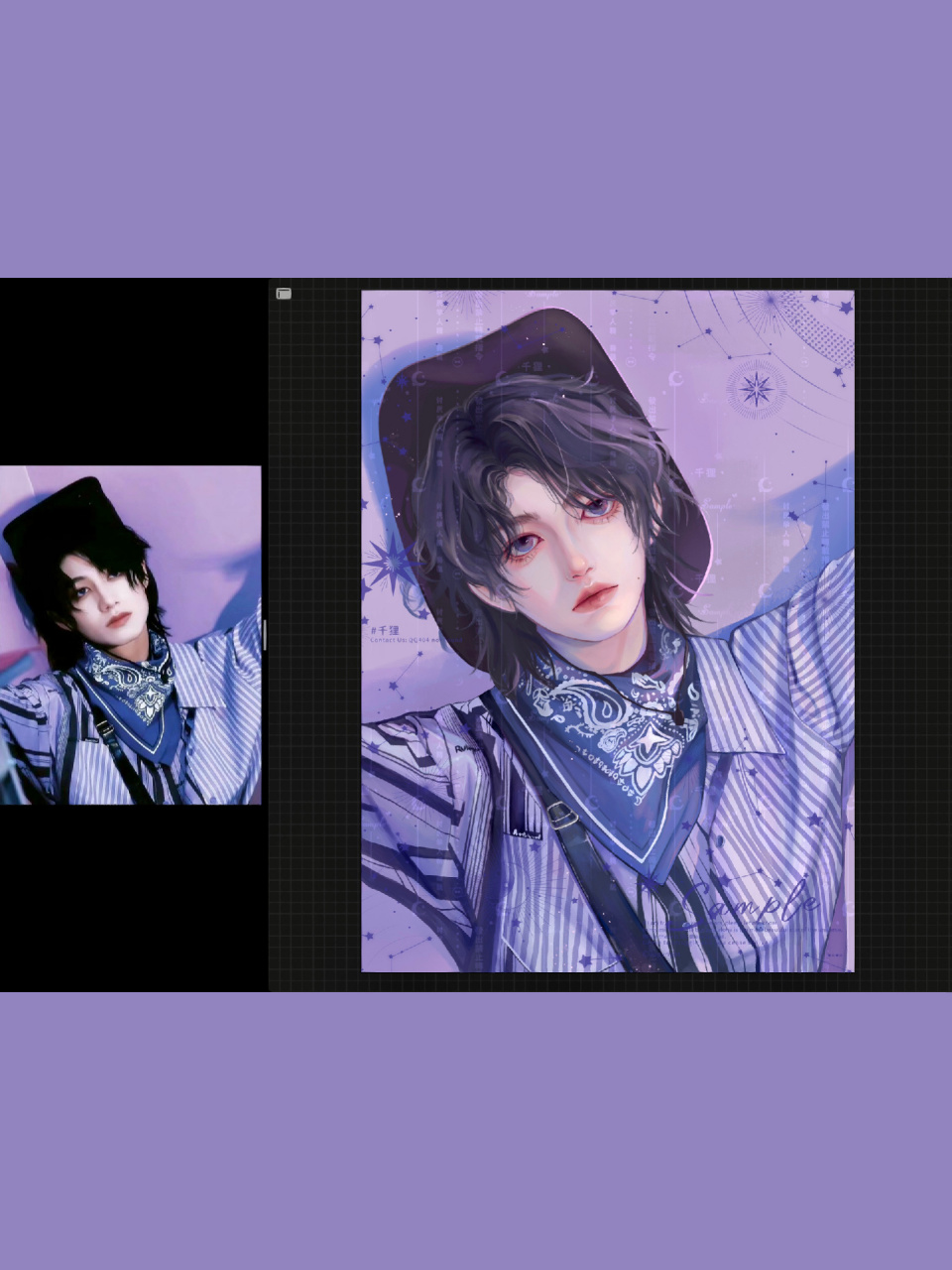 稿稿|朱志鑫 芜湖～ 画了漂亮小孩