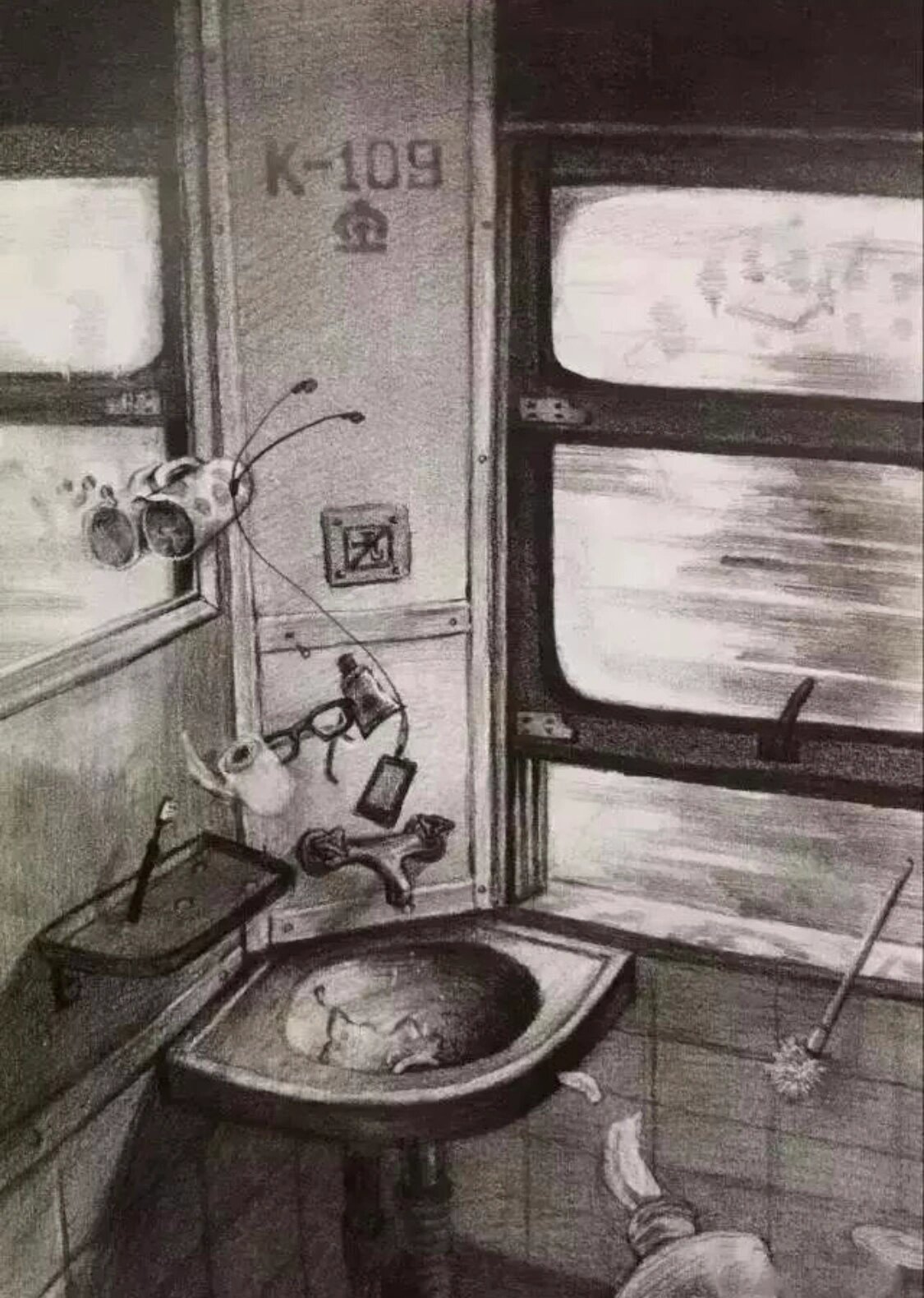 清化设计素描【失重】