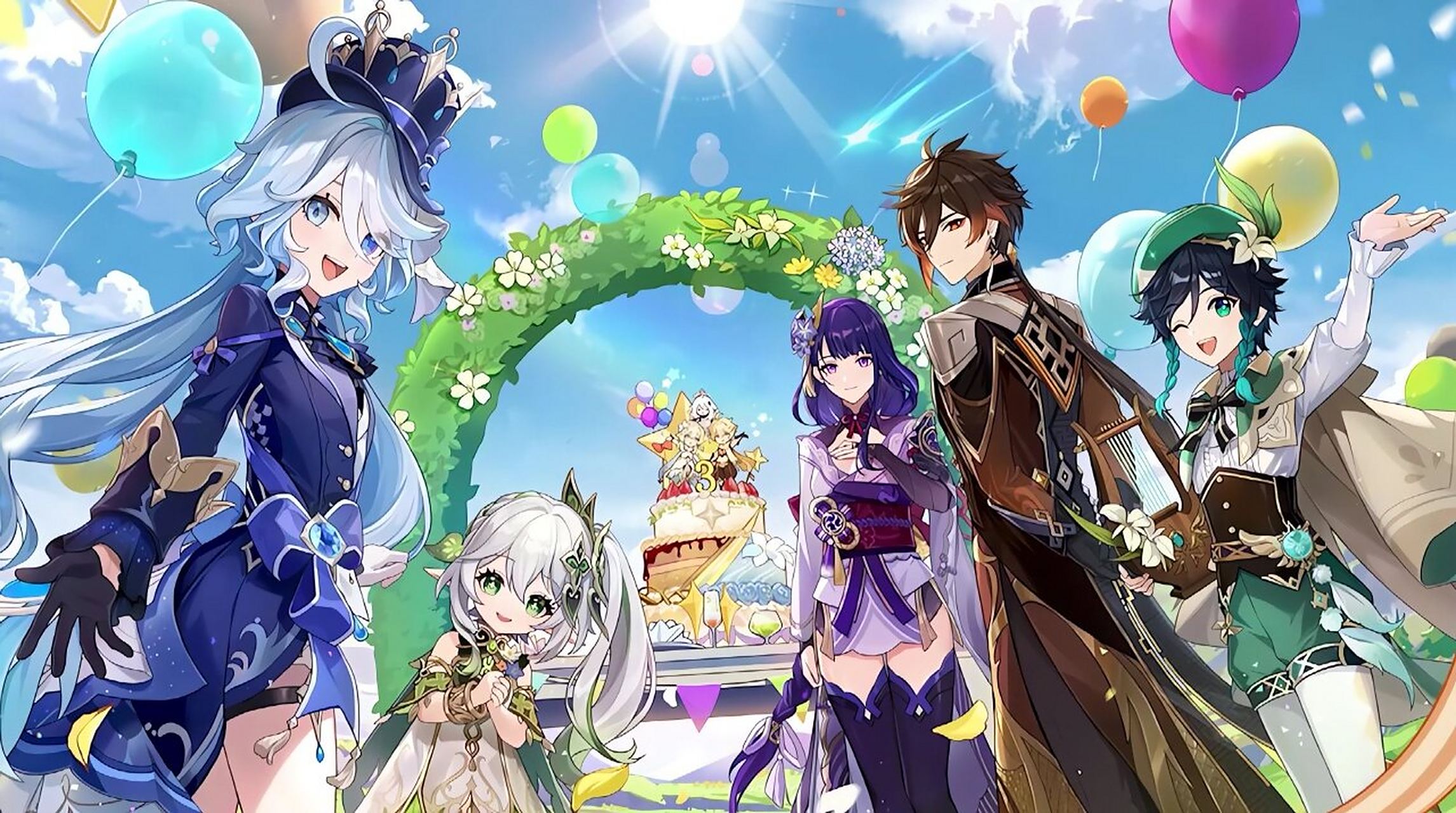 原神三周年回顾,曾带给我快乐和感动的回忆 打开角色图鉴,按照角色