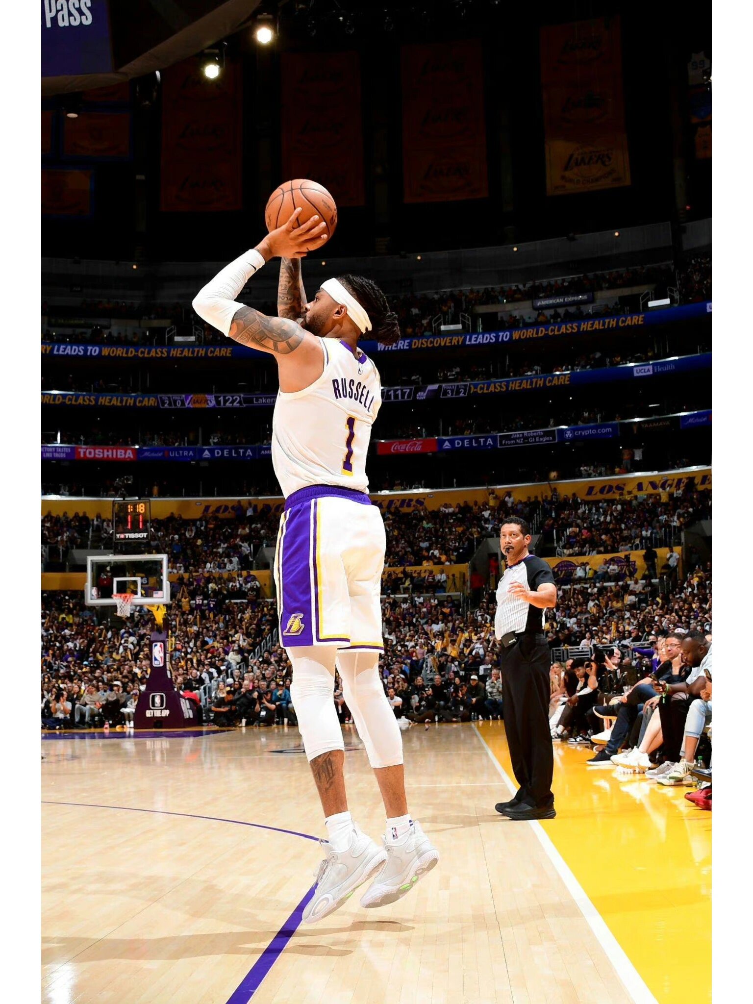 dangelo russell 德安吉洛·拉塞尔 湖人➕勇士