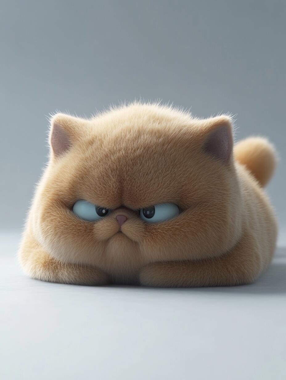 🐱喵星人趴姿表情包上线!