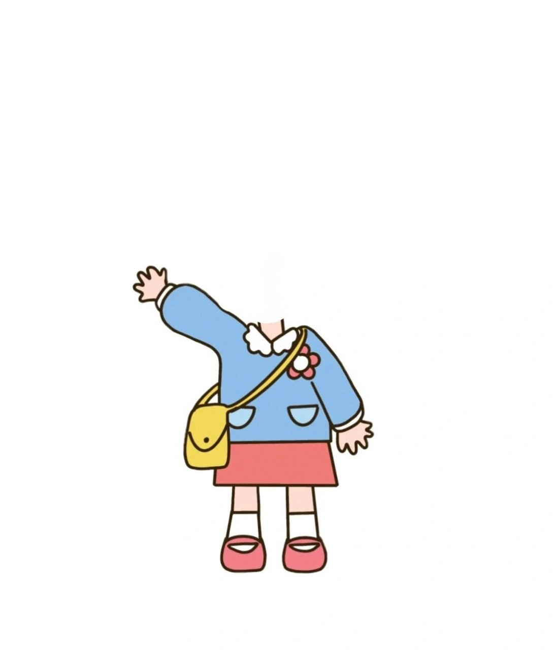 幼儿头像抠图素材卡通人物形象区域牌幼儿园