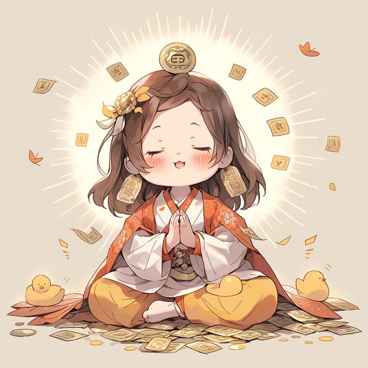 佛系少女 | 发财暴富头像 小富婆专用头像