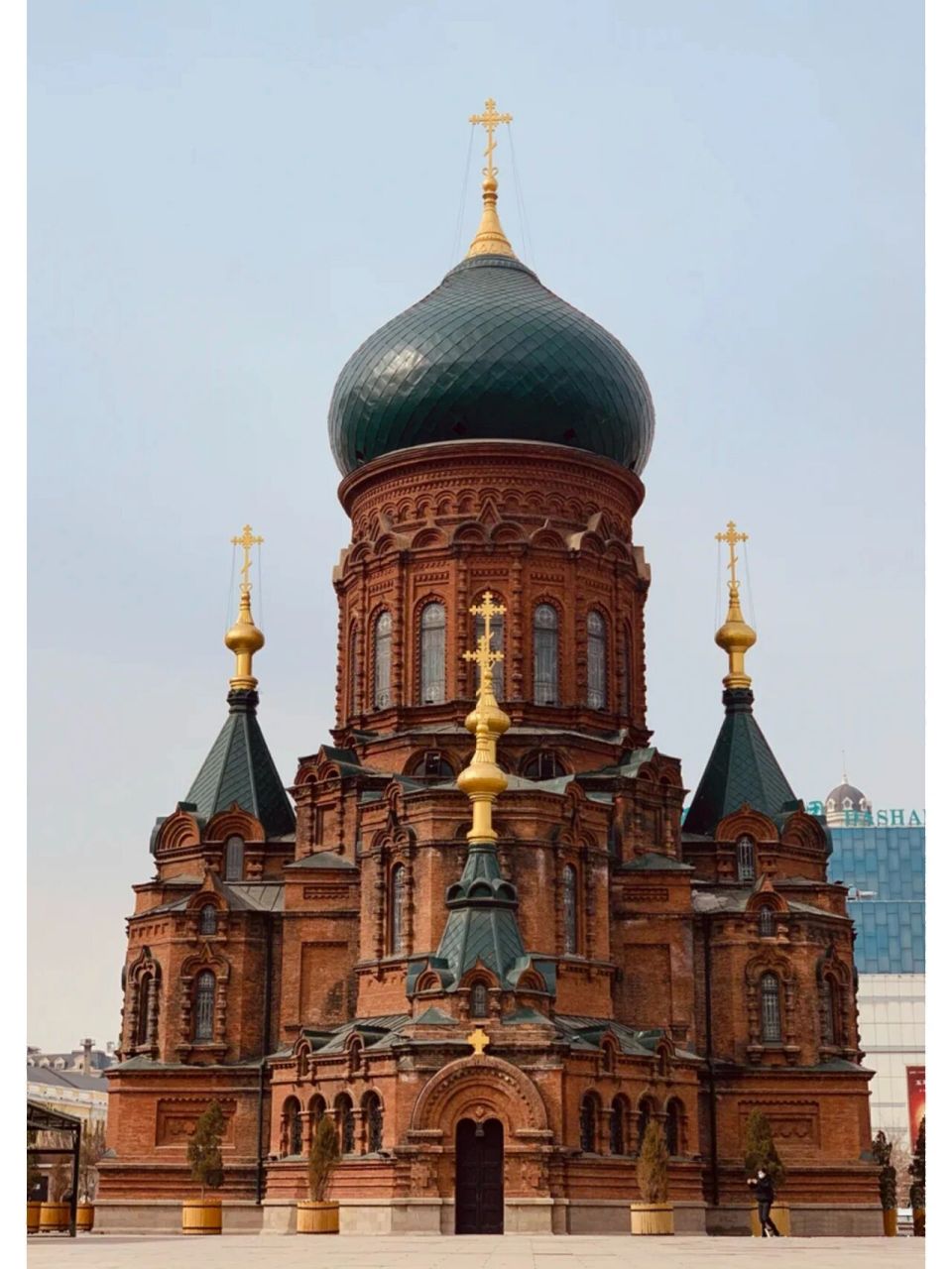 手绘黑龙江61哈尔滨圣索菲亚教堂                 圣·索菲亚教堂