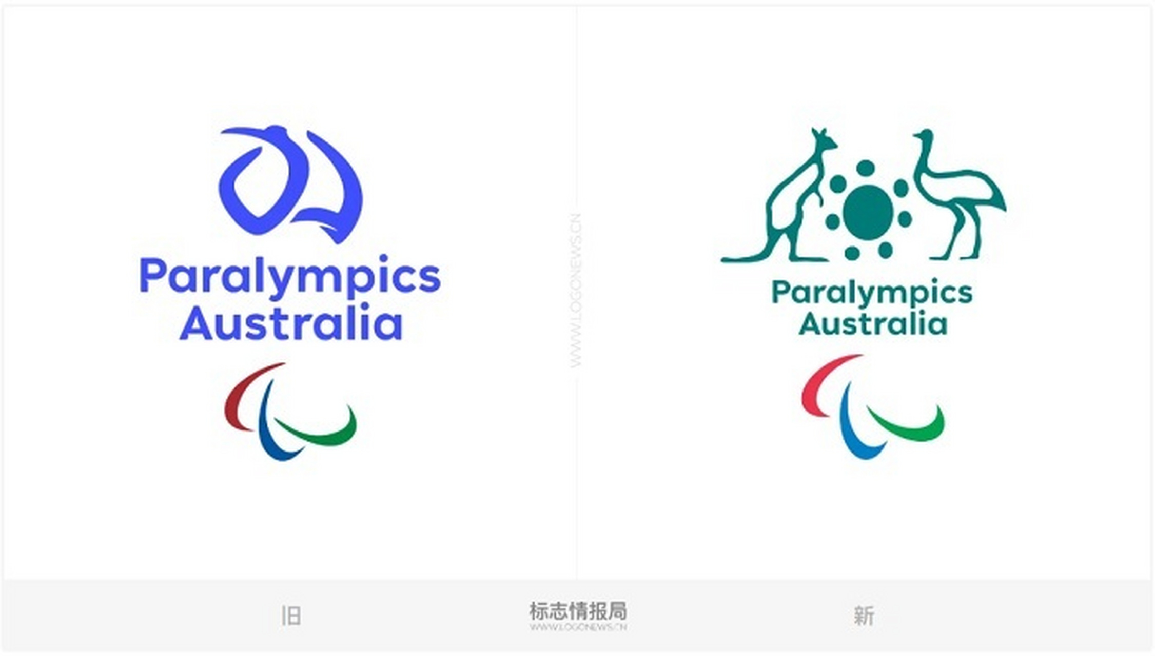 澳大利亚残奥会启用新 logo:主体是袋鼠和鸸鹋 近日