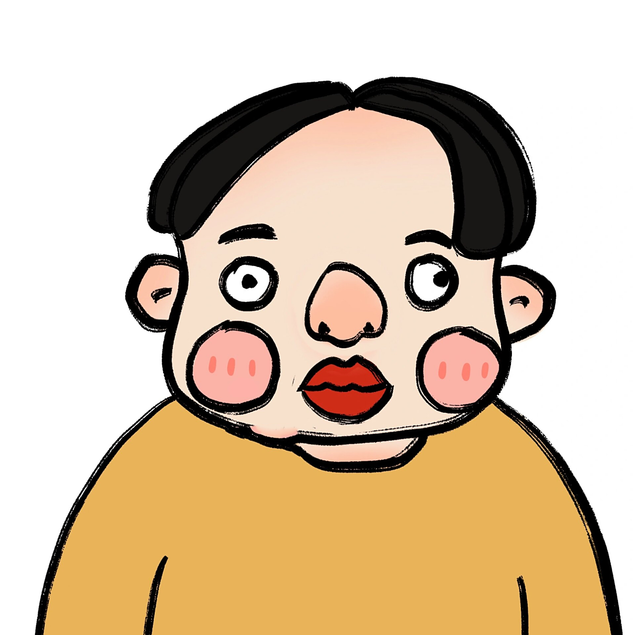 原创|情侣可爱丑头像